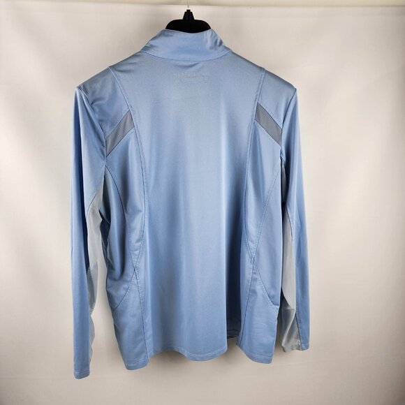 SOLD OUT Ariatttek Shirt Womens XXL Blue Heat Series L/S 1/4 Zip - Picture 2 of 8